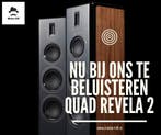 Quad Revela luidsprekers, Nieuw, Front, Rear of Stereo speakers