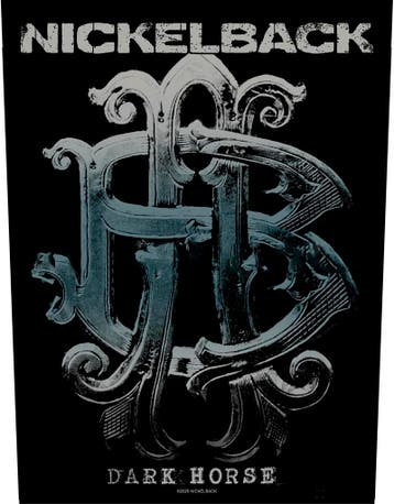 Nickelback Dark Horse - Rugpatch officiële merchandise, Ophalen of Verzenden, Nieuw, Kleding