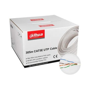 Dahua Netwerkkabel CAT5E UTP kabel 305 mtr, 100%, Ophalen of Verzenden, Nieuw