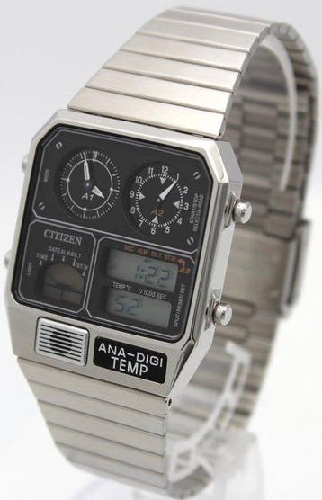 Citizen - RECORD LABEL ANA-DIGI TEMP - Zonder minimumprijs -, Sieraden, Tassen en Uiterlijk, Horloges | Heren, Nieuw