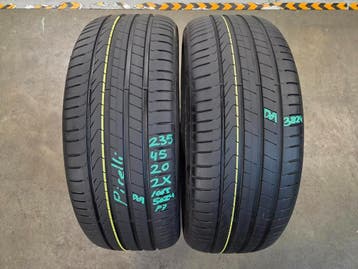 235/45/20 100T PIRELLI P7 OMERBANDEN 6MM PROFIEL 2X, Auto-onderdelen, Ophalen, Gebruikt, 235 mm, Band(en)