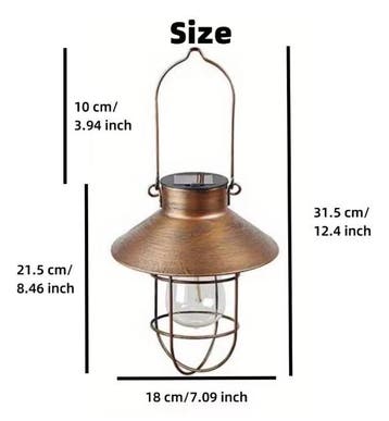 Solar Tuinluchter –Hangende LED Zonnelamp voor Tuin en Gazon, Verzenden, Nieuw