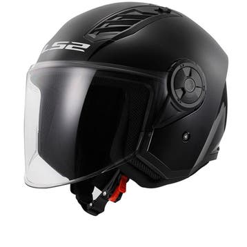 LS2 OF616 Airflow II Solid Gloss Black 06 Jethelm, Motoren, Jethelm, XXL, Nieuw met kaartje, Overige merken