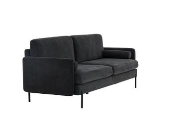 Urban Sofa  3-Zitsbank  Zwart Velour Stof  Jorn, Verzenden, Nieuw