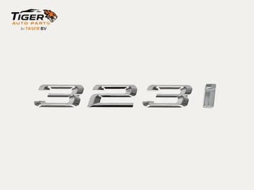 BMW E36 323i Embleem Kofferbak Badge Chroom, Nieuw, Achter, BMW, Achterklep