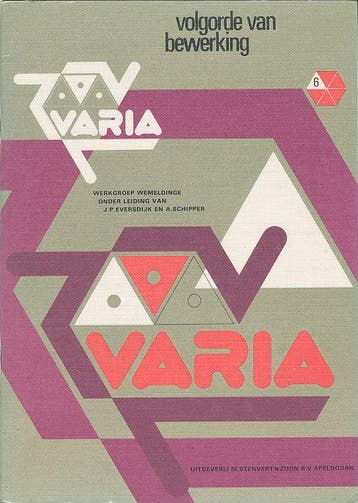 Varia Volgorde van bewerking groep 8, Verzenden, Nieuw