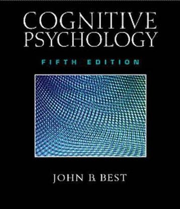 Cognitive Psychology - John B. Best 9780534354176, Verzenden, Zo goed als nieuw, John B. Best