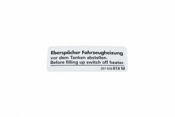 Originele sticker voor standkachel, Ophalen of Verzenden