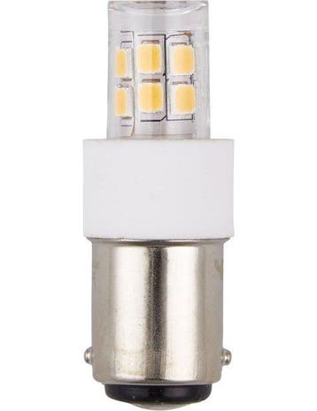 SPL LED buislamp Ba15d 230V 2.1W 255lm 2700K Helder Niet-..., Ophalen of Verzenden, Nieuw