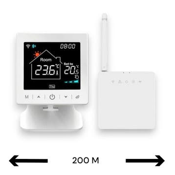 Smart WiFi Opbouw Thermostaat | Tiptoetsbediening | Draadloo, Ophalen of Verzenden, Nieuw