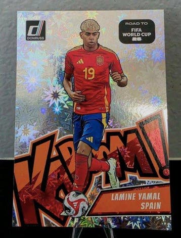 2026 Panini Donruss FIFA Lamine Yamal #12 - KABOOM Jumbo - 1, Nieuw