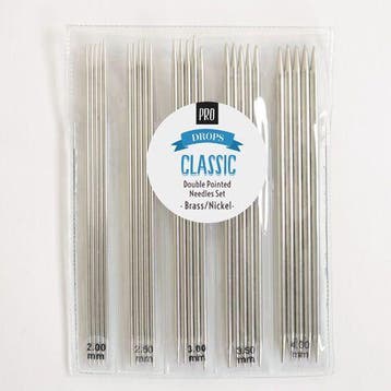 DROPS Pro Classic Breinaalden Zonder Knop (15 cm) - Set, Hobby en Vrije tijd, Ophalen of Verzenden, Nieuw