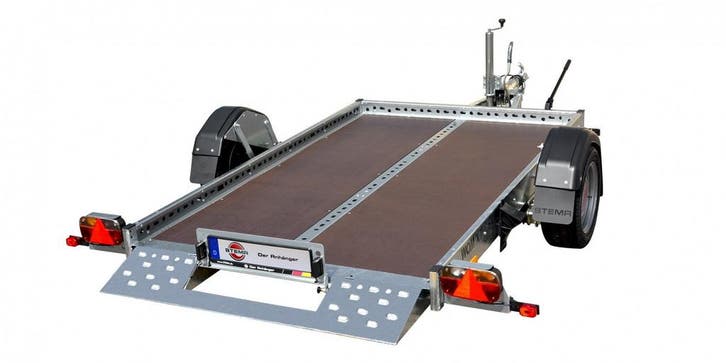 Motortrailer  Stema WOM XT 1500 Kg geremd 251x153, Auto diversen, Aanhangers en Bagagewagens, Ophalen