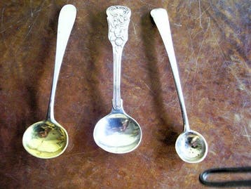 Lepel (3) - Zilver - Florence, Londen, Catania