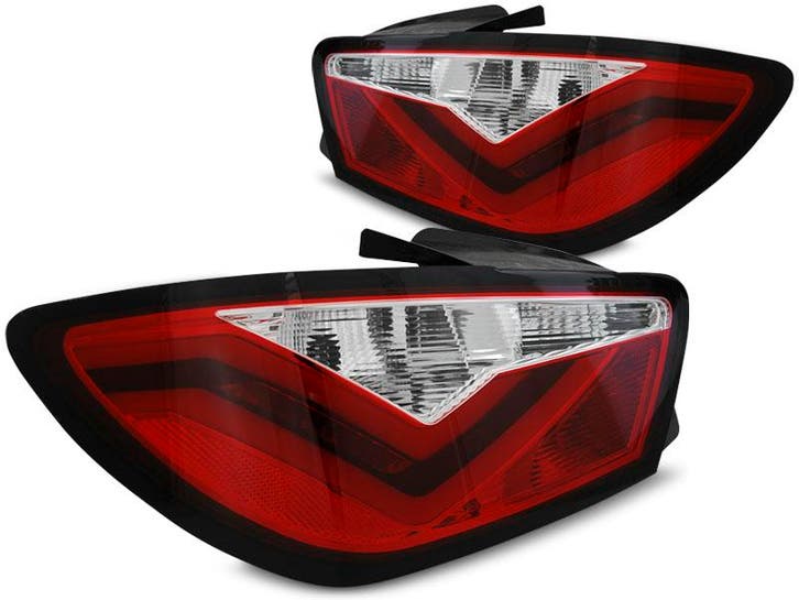 Achterlichten Seat Ibiza 6J 2008-2012 | LED-BAR | rood / wit, Auto-onderdelen, Verlichting, Nieuw, Seat, Verzenden