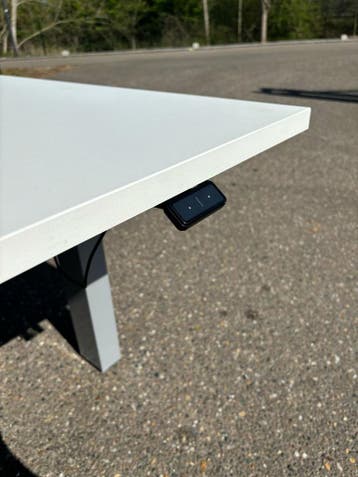 Herman Miller Duo Bureau/Duo Werkplek - Refurbished, Huis en Inrichting, Bureaus, Verzenden, Elektrisch, Zo goed als nieuw