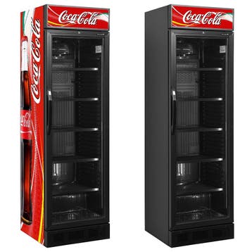 Coca-Cola glasdeurkoelkast 345 liter, Ophalen of Verzenden