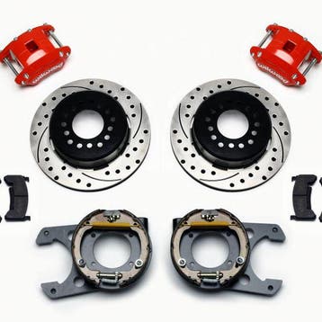 Wilwood D154 P/S P-B Kit Drilled-Red Chevy C-10 2.42 Offset, Ophalen of Verzenden, Nieuw