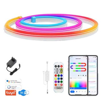 Smart RGBIC LED Neon Strip WiFi Muziek Sync Verlichting, Verzenden, Nieuw