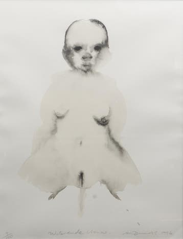 Marlene Dumas (1953), ‘Waterende vrouw’ (1996)