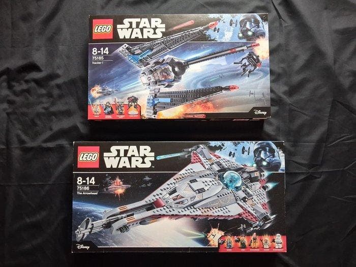 Lego Set - Star Wars - Lego Star Wars 75185 + 75186 Tracker, Kinderen en Baby's, Speelgoed | Duplo en Lego