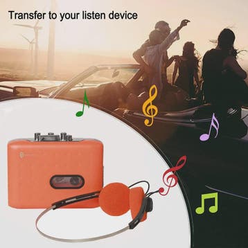 Draagbare Cassette naar MP3 Converter & Recorder met Ingebou, Verzenden