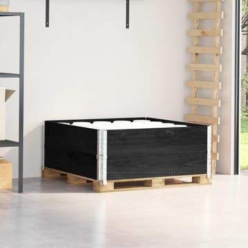 vidaXL Palletopzetranden 2 st 100x100 cm massief grenenhout, Verzenden