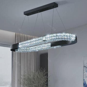 Luxe Kristallen Plafondlamp - Moderne Hanglamp voor Eetkamer, Verzenden, Nieuw