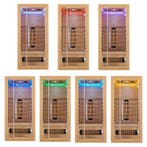 Infraroodcabine / Sauna Kiruna - 90x90x190 - Incl. LED & Blu, Verzenden, Nieuw