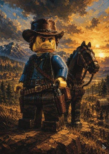 ANDSAL - Red Dead Redemption 2 - LEGO World Arthur Morgan &, Nieuw