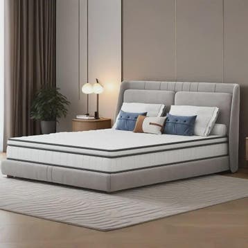 Pocketvering Matras met Traagschuim Topper - Medium Stevig -, Verzenden, Nieuw