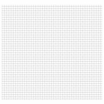 vidaXL Draadhek geweven gaas 50x50 cm 11x11x2 mm roestvrij, Tuin en Terras, Verzenden, Nieuw, IJzer, Minder dan 1 meter