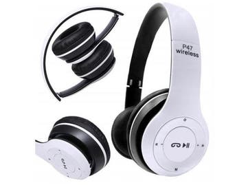Veiling - Draadloze hoofdtelefoon p47 bluetooth microfoon mp, Nieuw