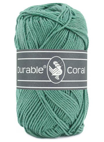 Durable Coral - 2134 vintage green - Gemerceriseerd Katoen, Ophalen of Verzenden, Nieuw