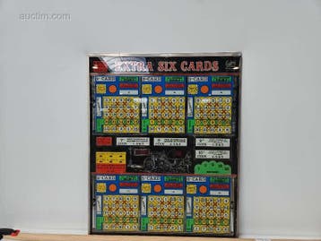 Originele frontplaat van bingo- en spelautomaat..., Nieuw