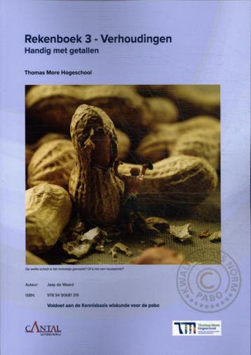 Rekenboek 3   Verhoudingen Thomas More 9789490681319, Boeken, Verzenden, Zo goed als nieuw