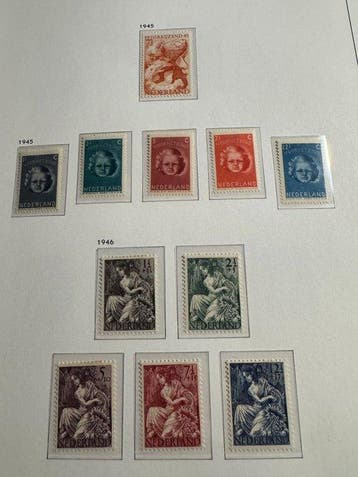 Nederland 1945/1989 - Mooie verzameling ongebruikt en, Gestempeld