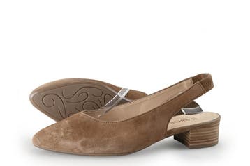 Gabor Slingbacks in maat 37½ Beige, Kleding | Dames, Verzenden, Beige, Gabor, Gedragen