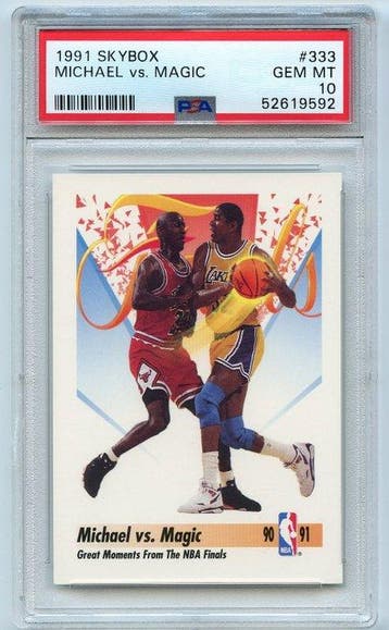 Skybox - 1991 - Michael vs Magic - Graded - Gem Mint -, Nieuw