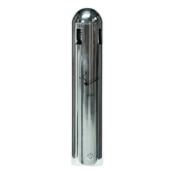 Wand-Asbak | Cilinder (4-Zijdig) | RVS | 1.8L |, Verzenden, Nieuw in verpakking
