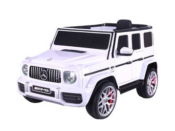 Mercedes G63, 12 volt Kinder Accu Auto, rubberen banden, led, Ophalen of Verzenden, Nieuw