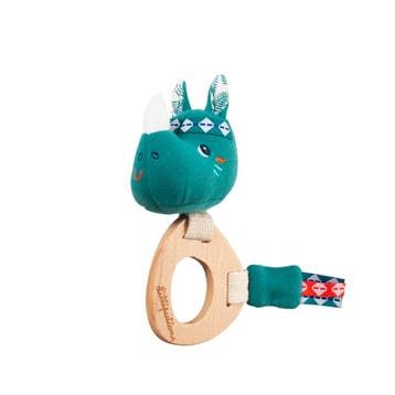 Lilliputiens houten rammelaar eco M van €14,99 voor €7,49, Ophalen of Verzenden, Nieuw