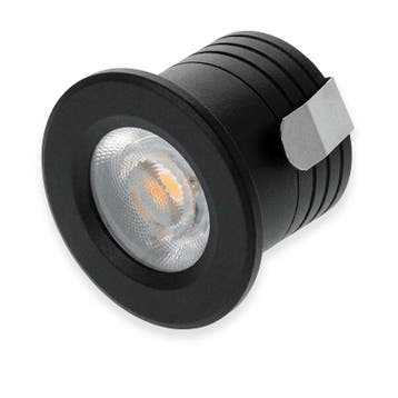 LED MINI INBOUWSPOT | PHOBOS | 2W | ZWART, Ophalen of Verzenden, Nieuw