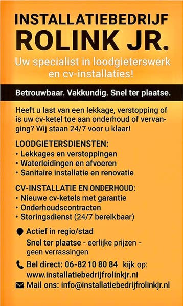 Specialist in Loodgieterswerk en CV-installaties, Diensten en Vakmensen, 24-uursservice, Onderhoud