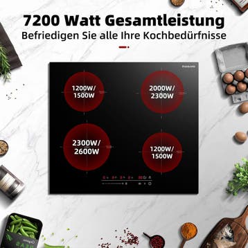 GASLAND Chef IH60BF 4 zones inductiekookplaat, 60 cm inducti, Verzenden, Zo goed als nieuw