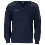 KL marechaussee commando trui 100% Wol met v-hals, marin..., Verzamelen, Militaria | Algemeen