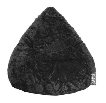 Zitzak Fluffy XL - Zwart, Verzenden, Nieuw