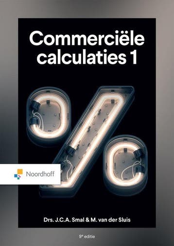 Commerciële calculaties 1, 9789001026165, Verzenden, Zo goed als nieuw, HBO