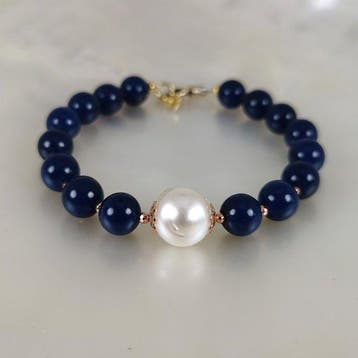 Zonder minimumprijs - Armband Zilver Parel - Gemengde, Nieuw