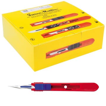 Swann-Morton intrekbare veiligheidsscalpel, nr. 11P, steriel, Verzenden, Nieuw